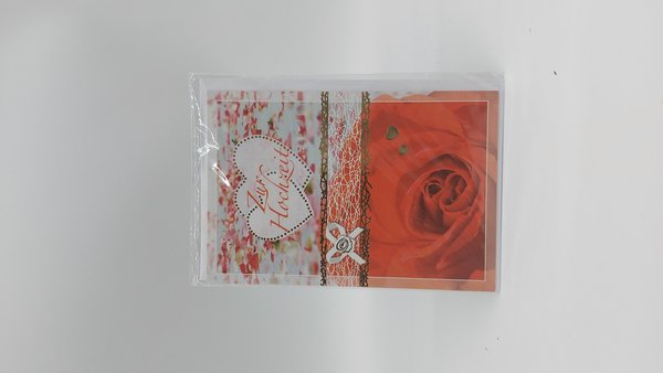 Hochzeitskarte Rose