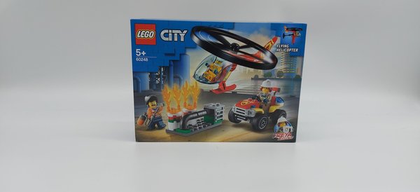 Lego City Feuerwehr mit Helikopter