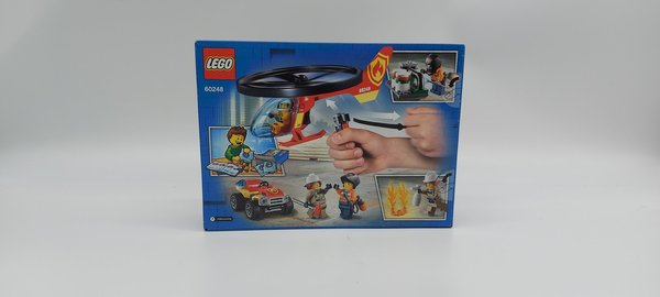 Lego City Feuerwehr mit Helikopter